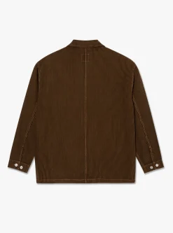 Hickory Stripe Ezra Jacket Rust<Polar Skate Co. New