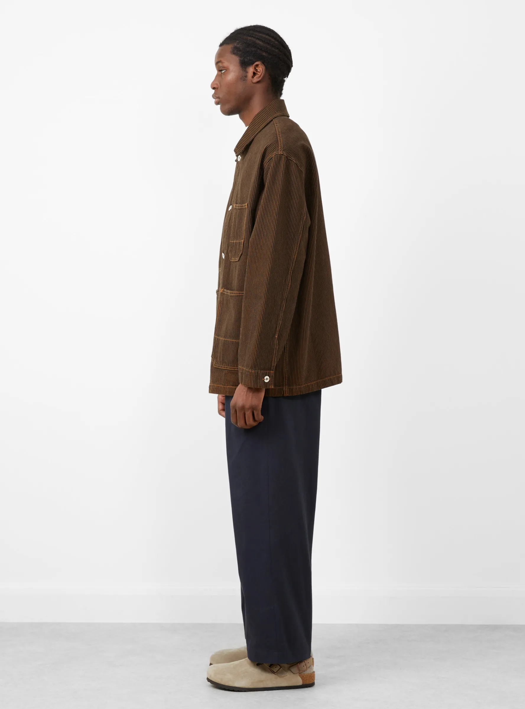 Hickory Stripe Ezra Jacket Rust<Polar Skate Co. New