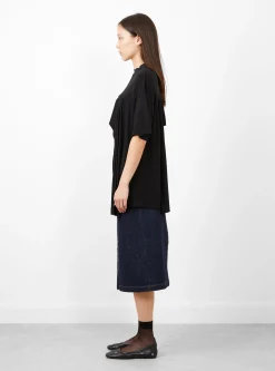 High Twist Smooth Jersey Top Black<TOGA ARCHIVES Sale