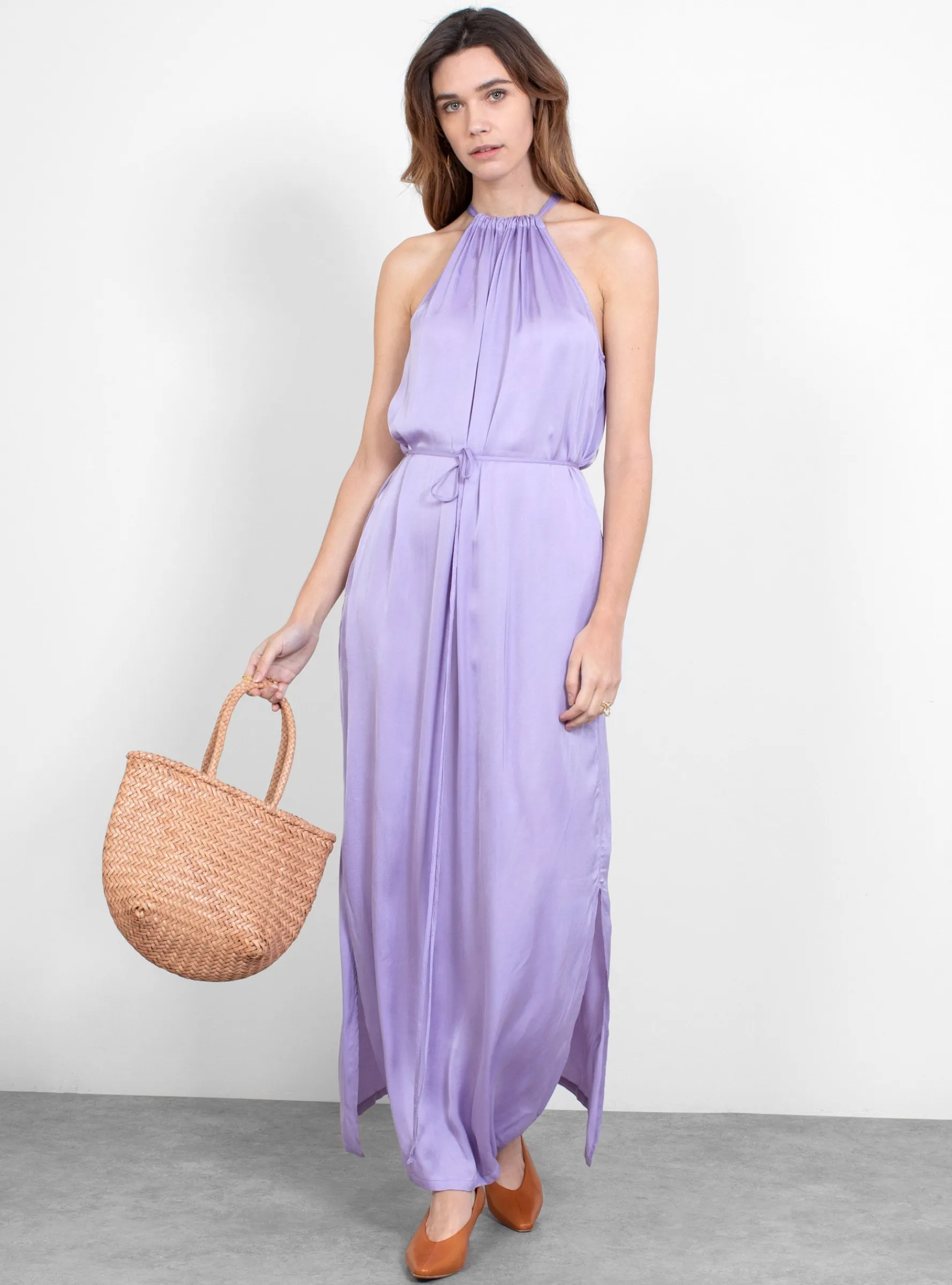 Holter Dress Lilac<Raquel Allegra Sale