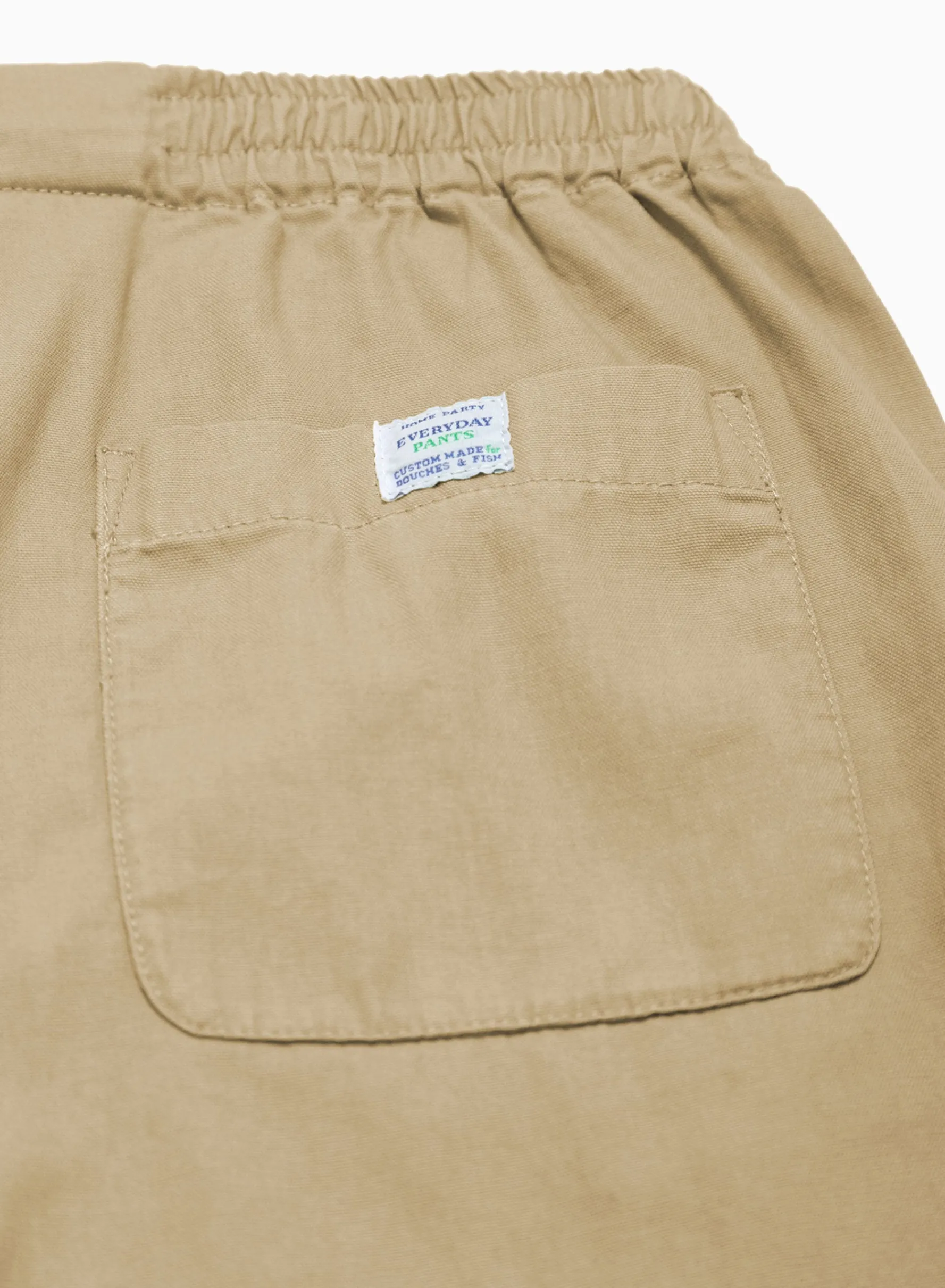 Pant Oxford Cotton Fawn<Home Party Fashion