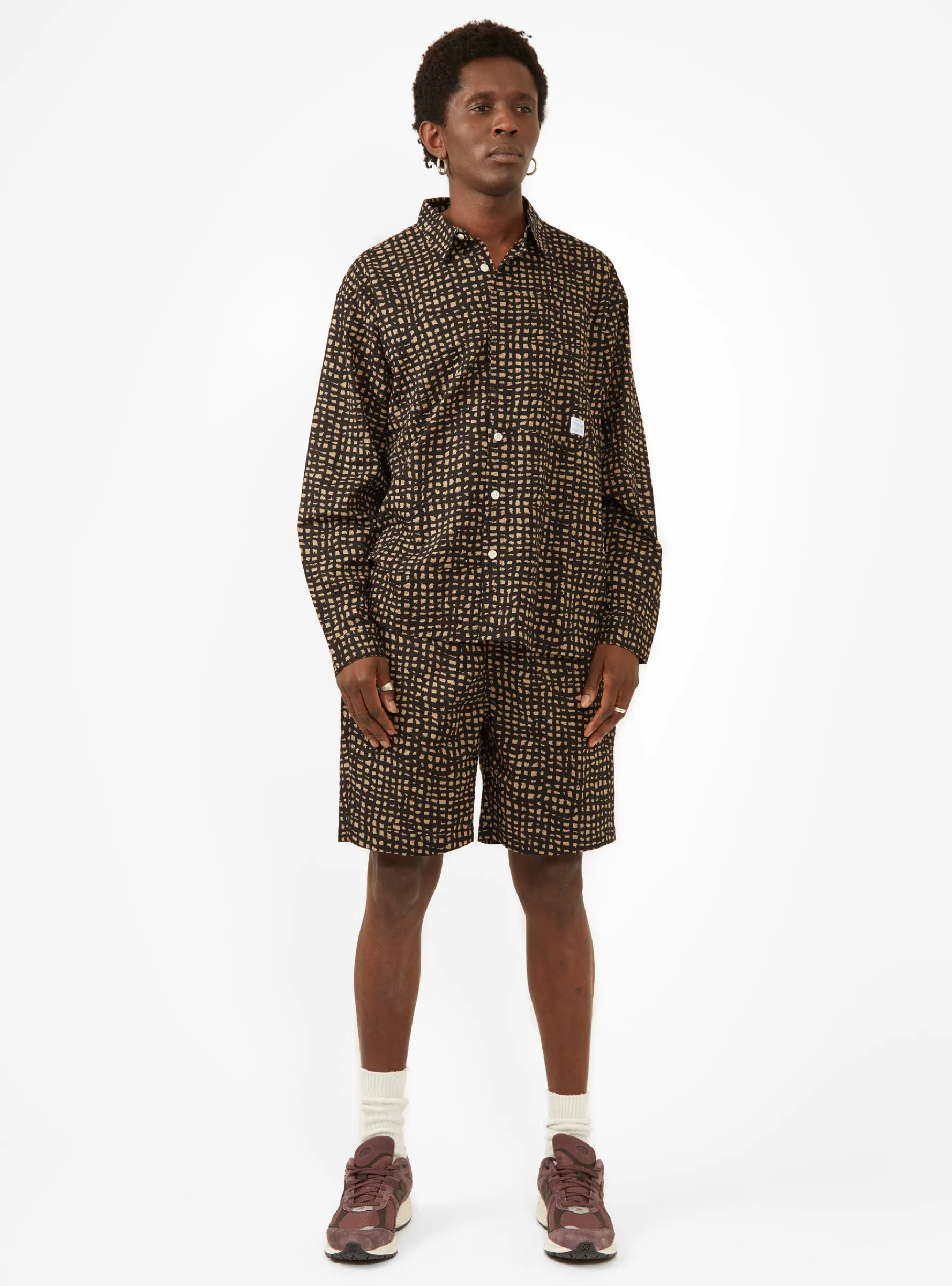 Shorts Black Check<Home Party Sale