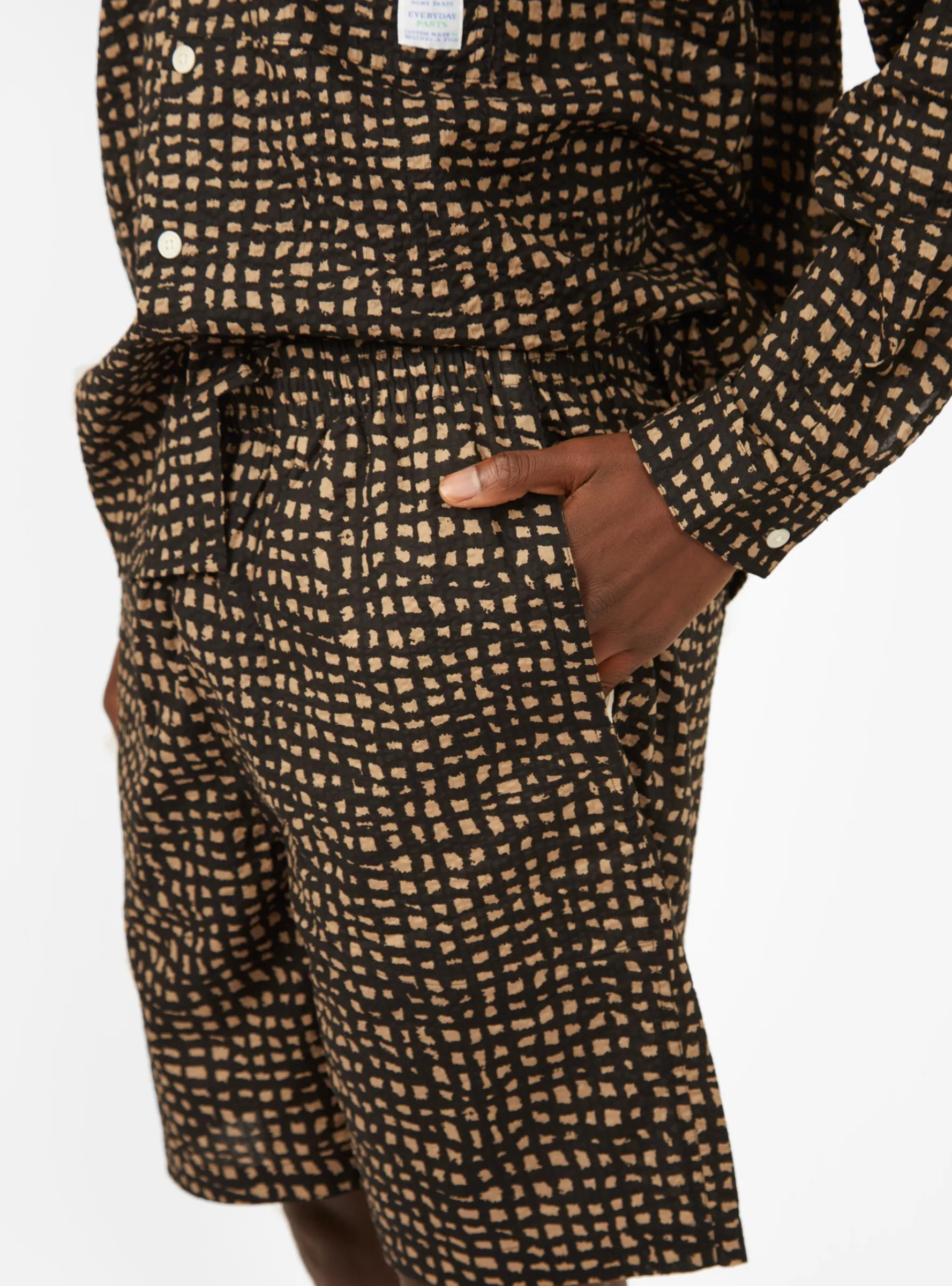 Shorts Black Check<Home Party Sale