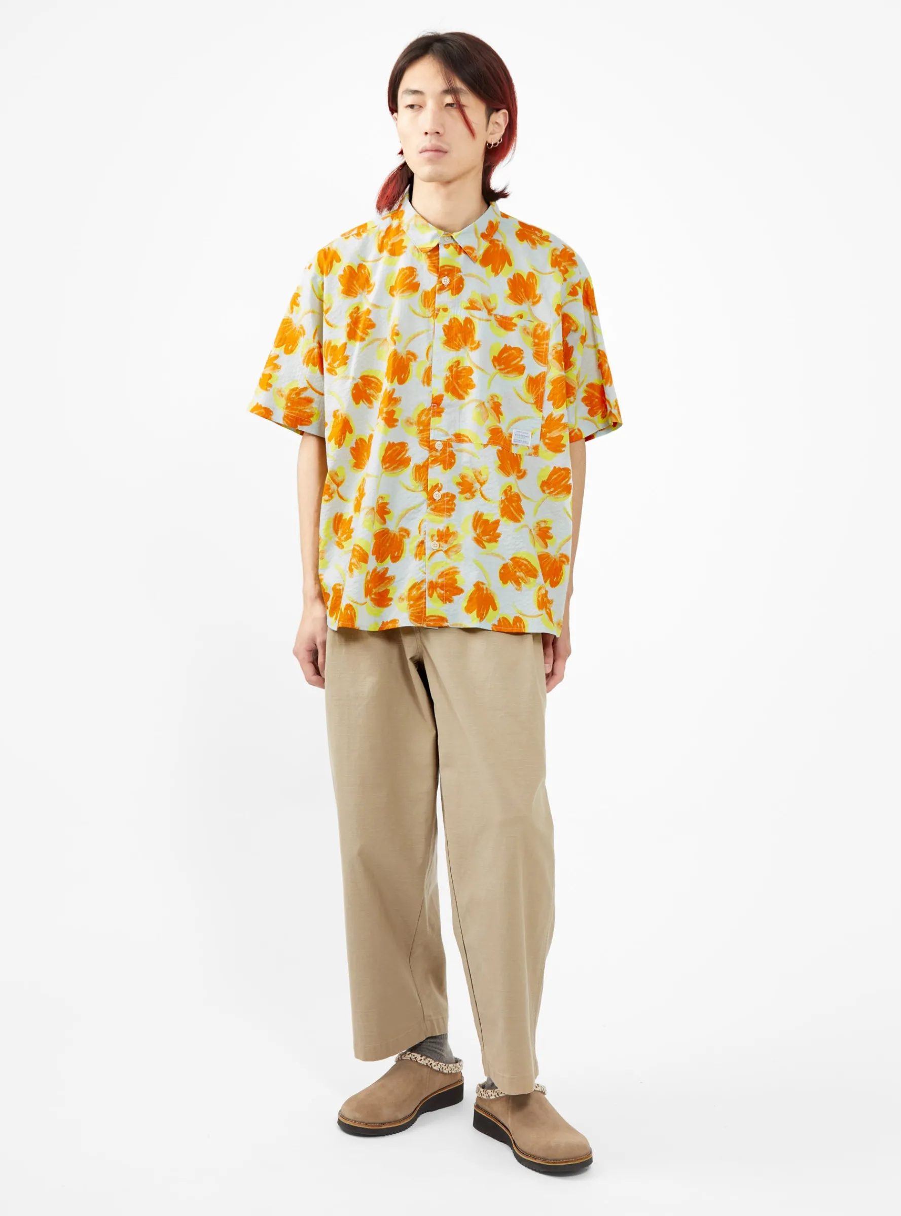 Short Sleeve Shirt Orange<Home Party New