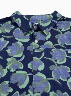 Short Sleeve Shirt Purple<Home Party Online