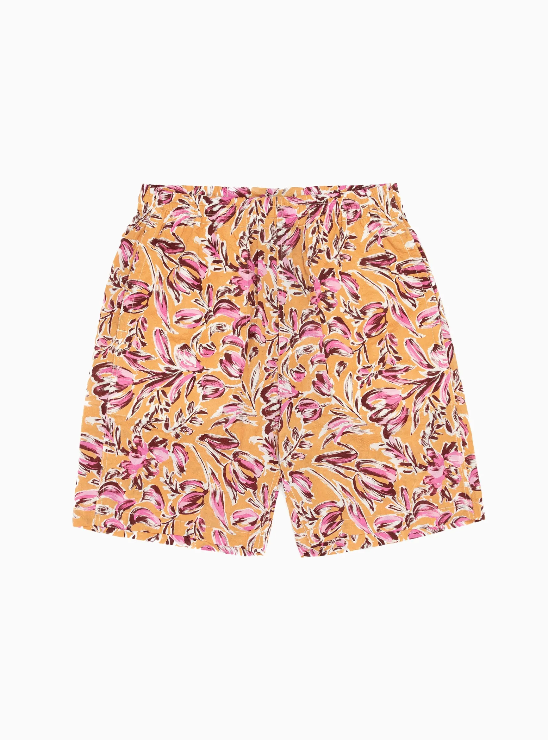 Shorts Orange Floral<Home Party Clearance