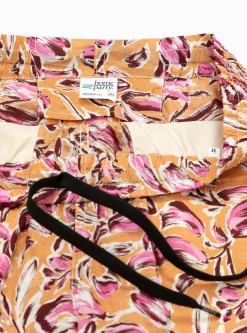 Shorts Orange Floral<Home Party Clearance
