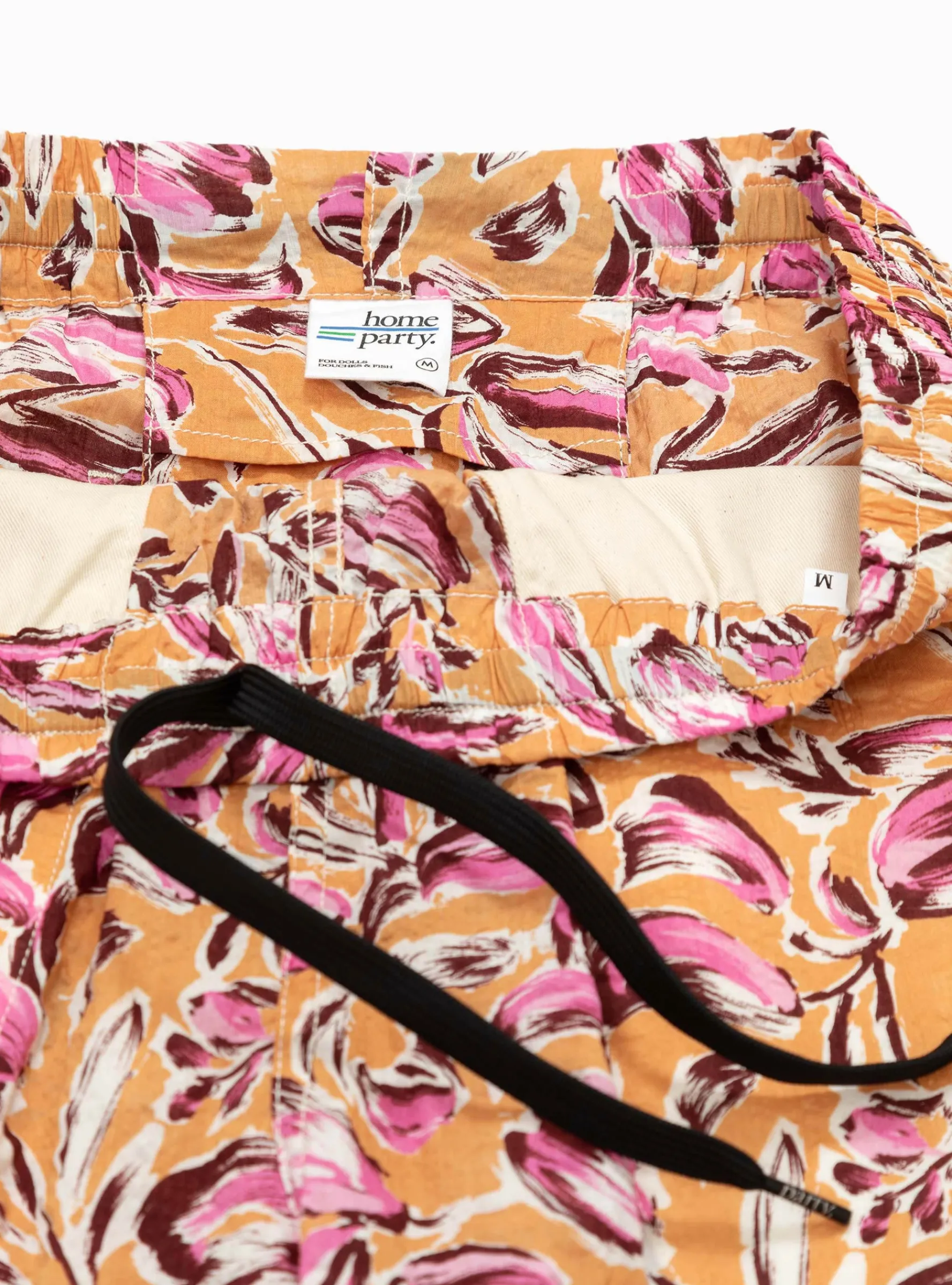 Shorts Orange Floral<Home Party Clearance