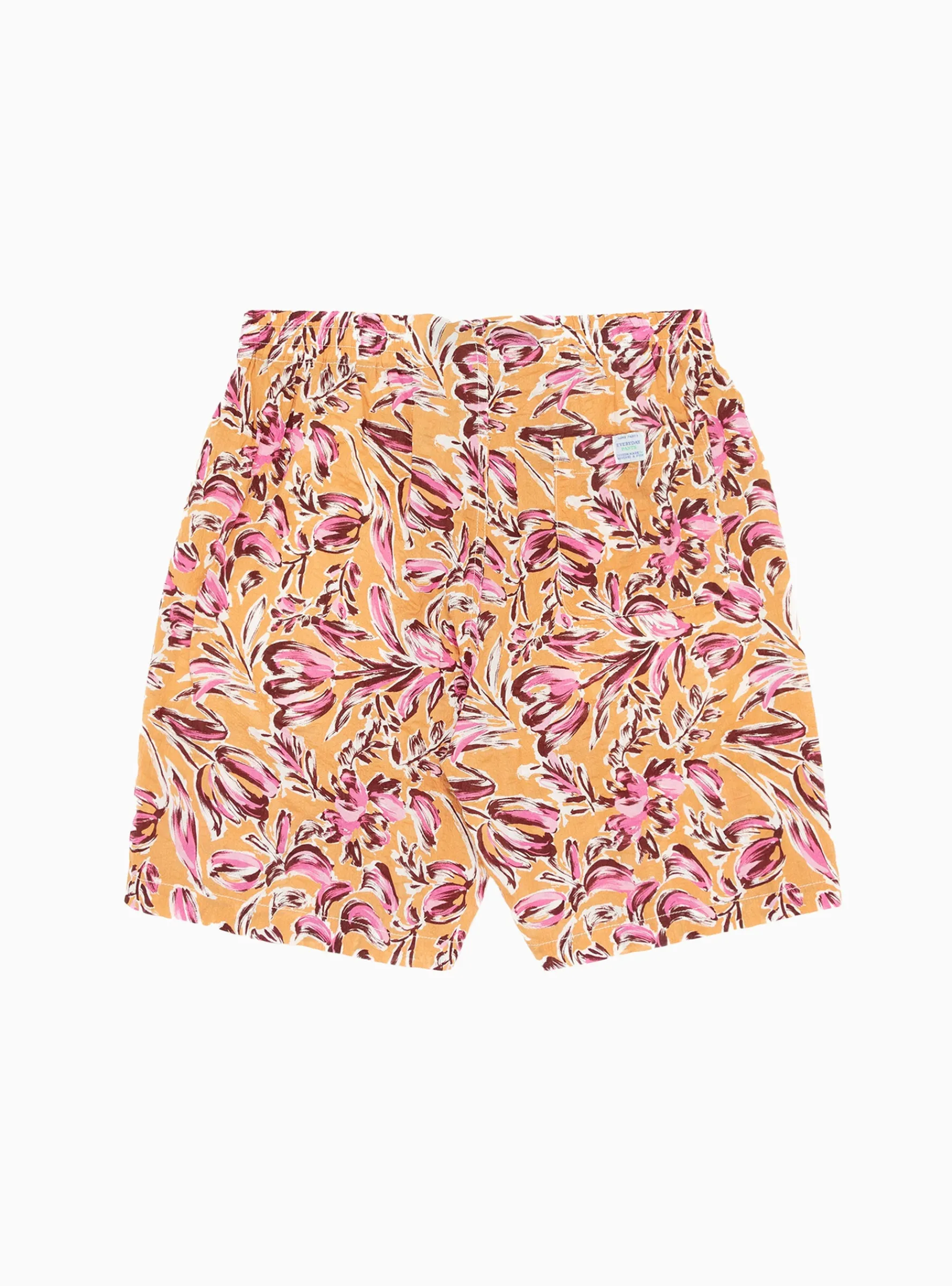 Shorts Orange Floral<Home Party Clearance