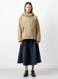 Hooded Jacket Sand Beige<nanamica Online