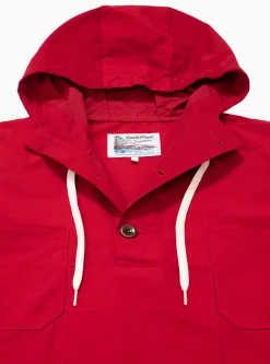 Hooded Smock Red<Garbstore Best