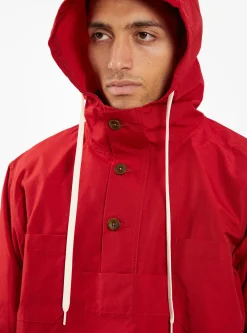 Hooded Smock Red<Garbstore Best