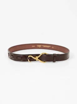 Hoof Pick Belt Havana Brown & Brass<Tory Leather Outlet