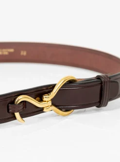 Hoof Pick Belt Havana Brown & Brass<Tory Leather Outlet