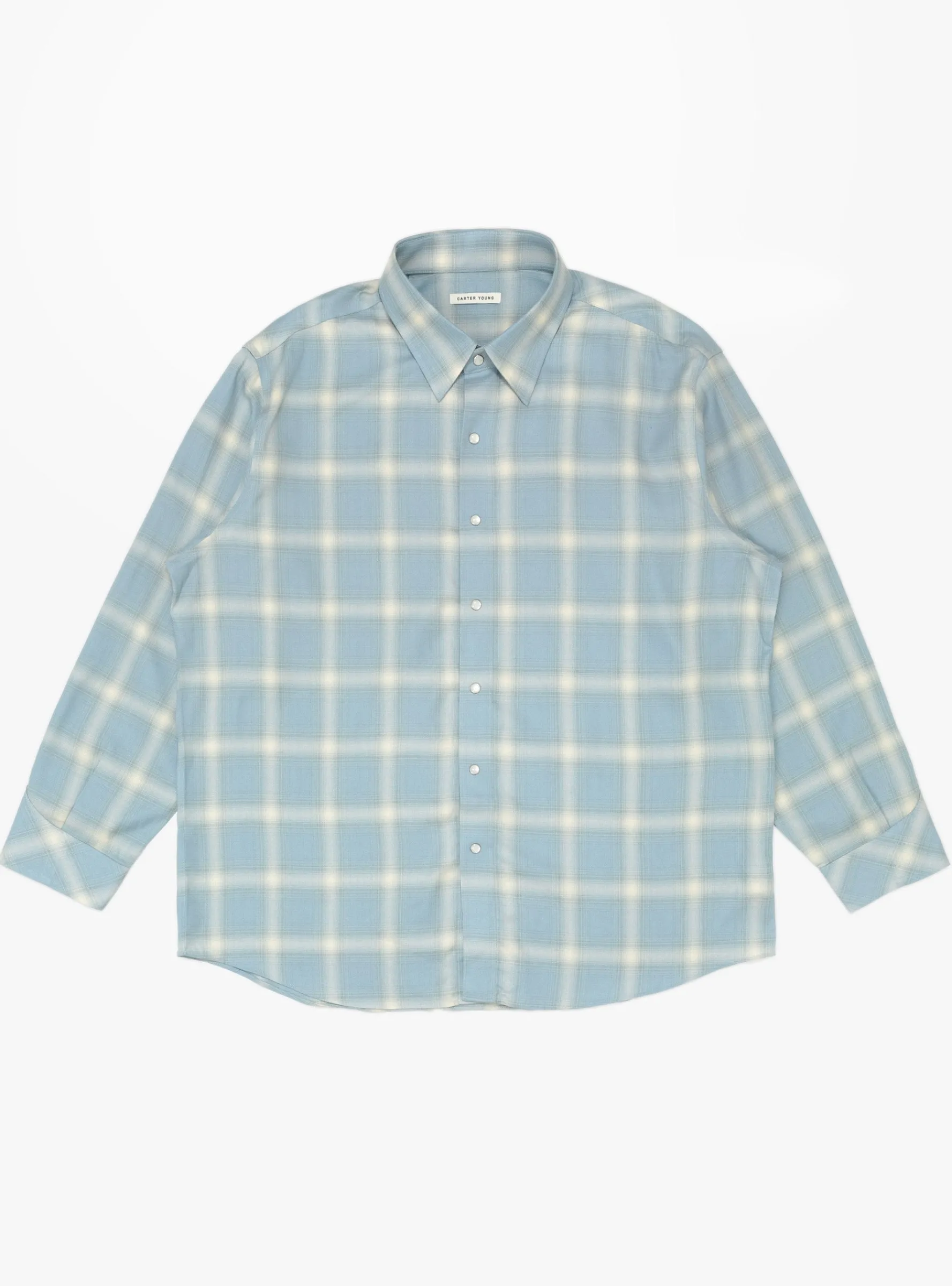 Hugo Rancher Shirt Sky Plaid<Carter Young Hot