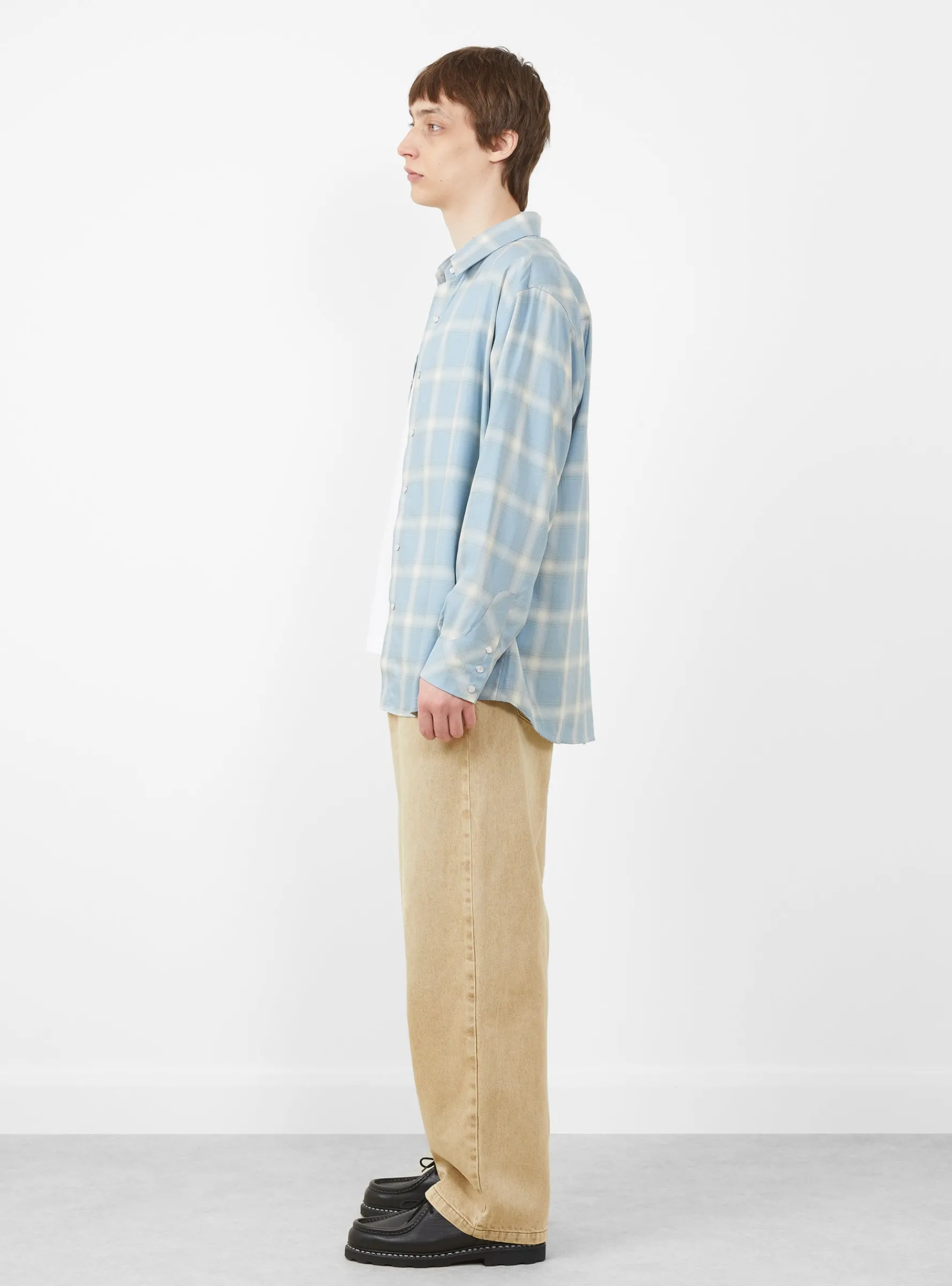 Hugo Rancher Shirt Sky Plaid<Carter Young Hot