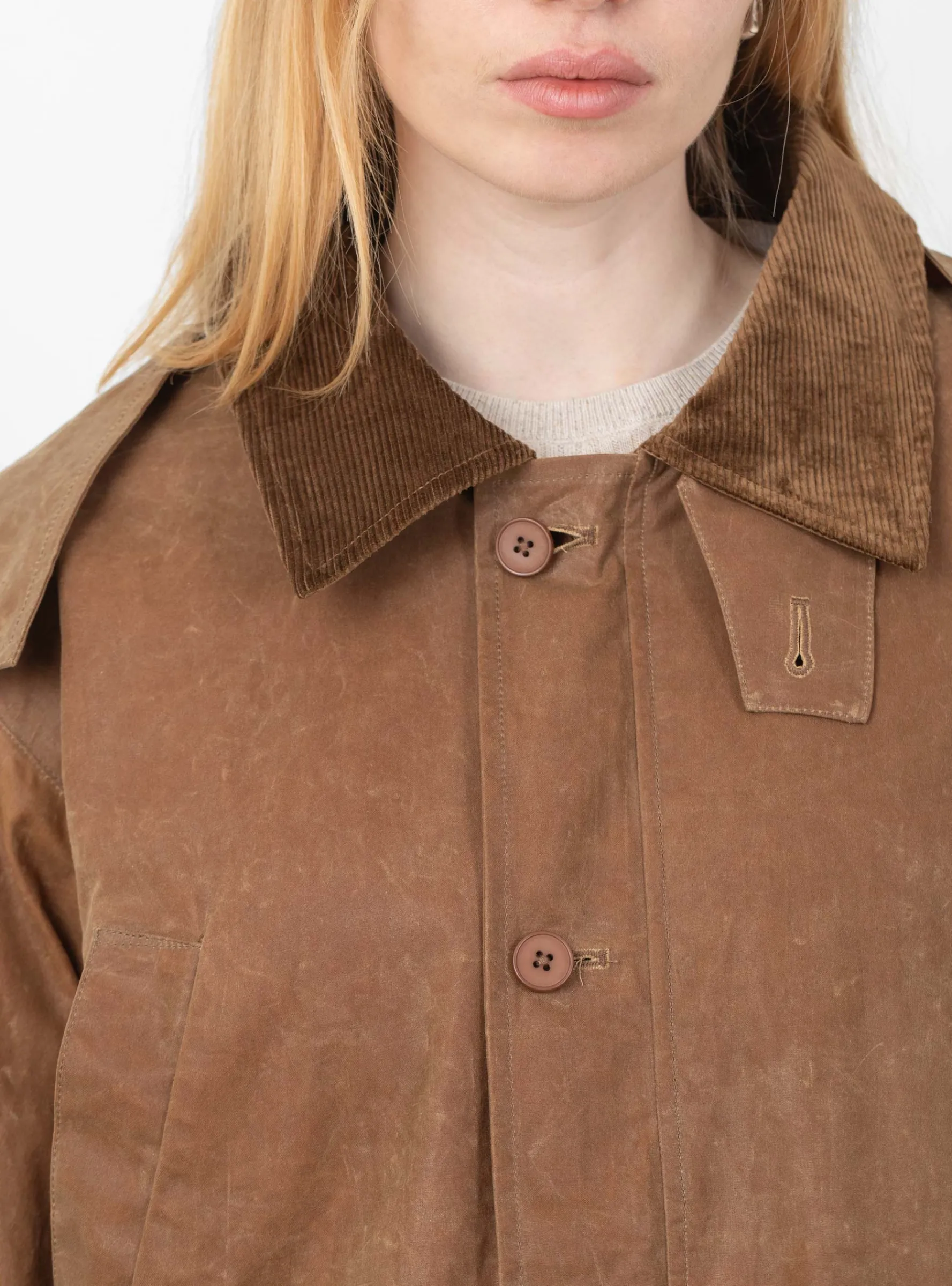 Hunting Short Coat Caramel<7115 by Szeki Clearance