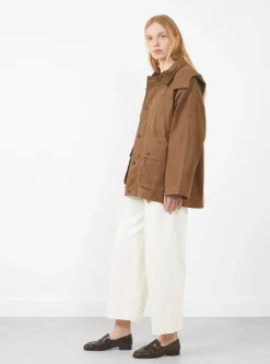 Hunting Short Coat Caramel<7115 by Szeki Clearance