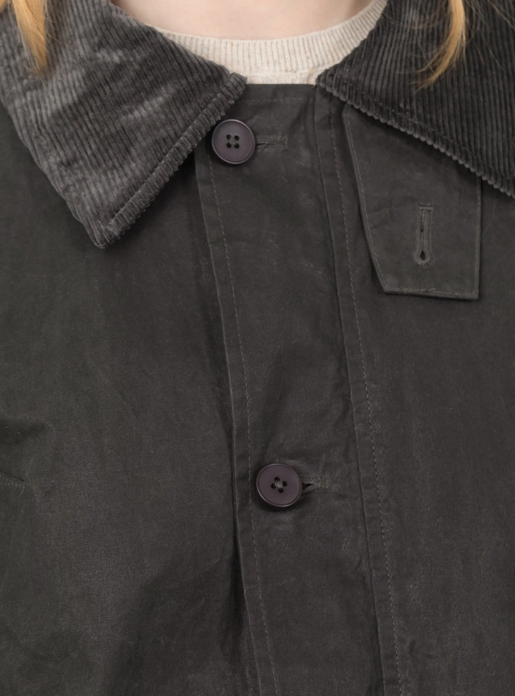 Hunting Short Coat Charcoal<7115 by Szeki New