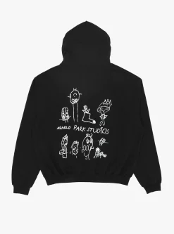Imaginary Friends Hoodie Faded Black<Arnold Park Studios Sale