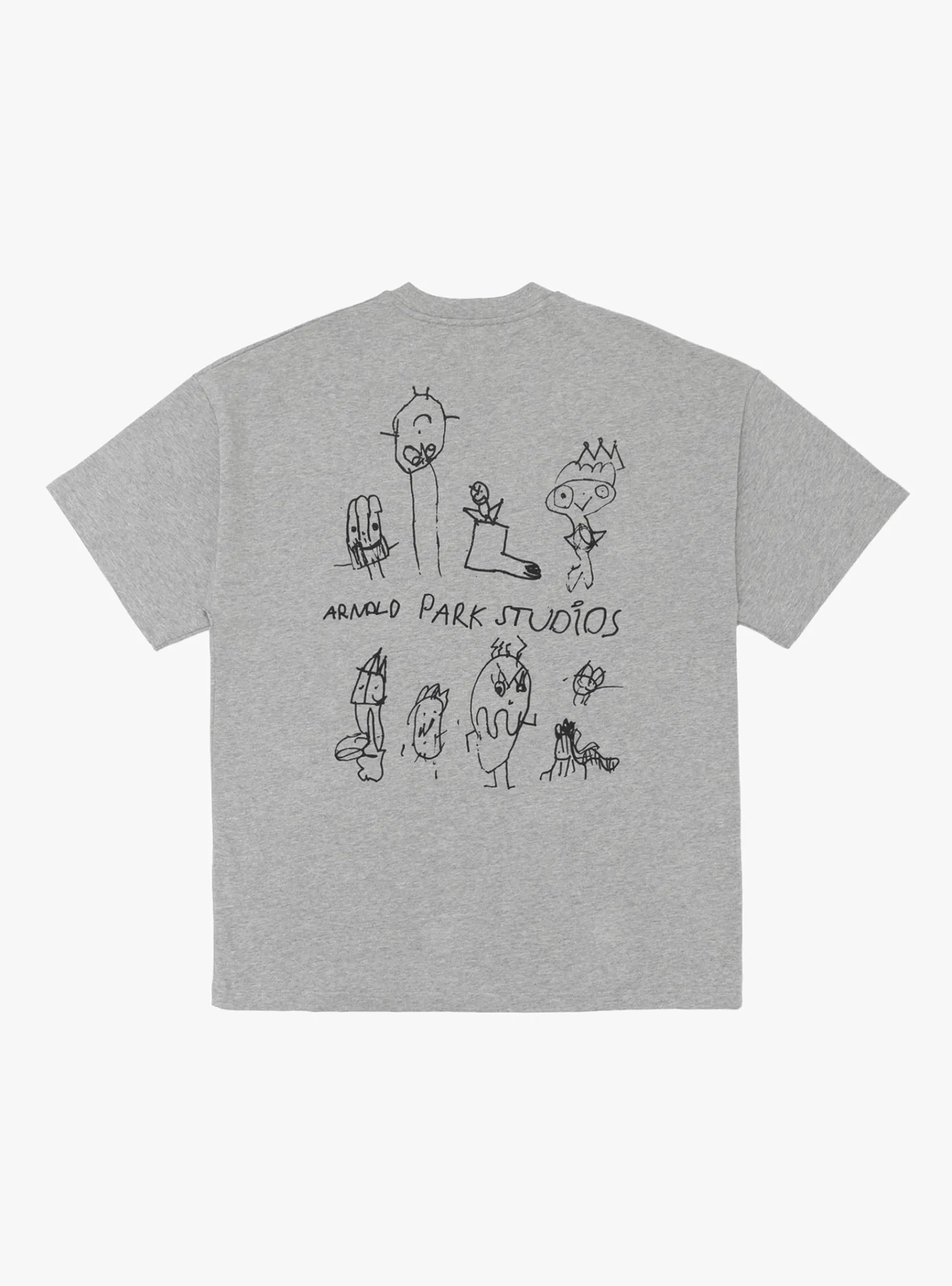 Imaginary Friends T-Shirt Grey<Arnold Park Studios Best