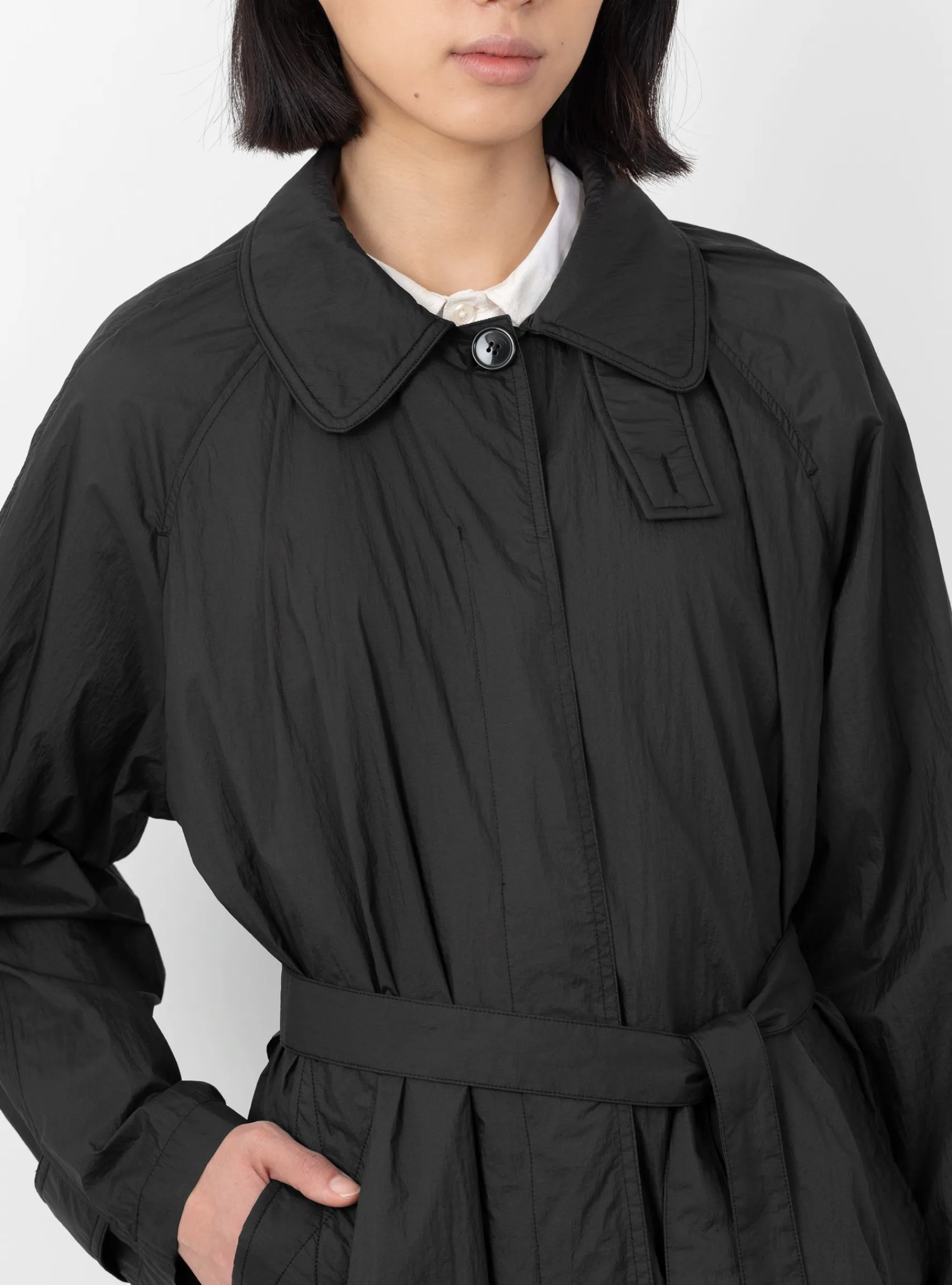Installation Coat Recycled Black<mfpen Online