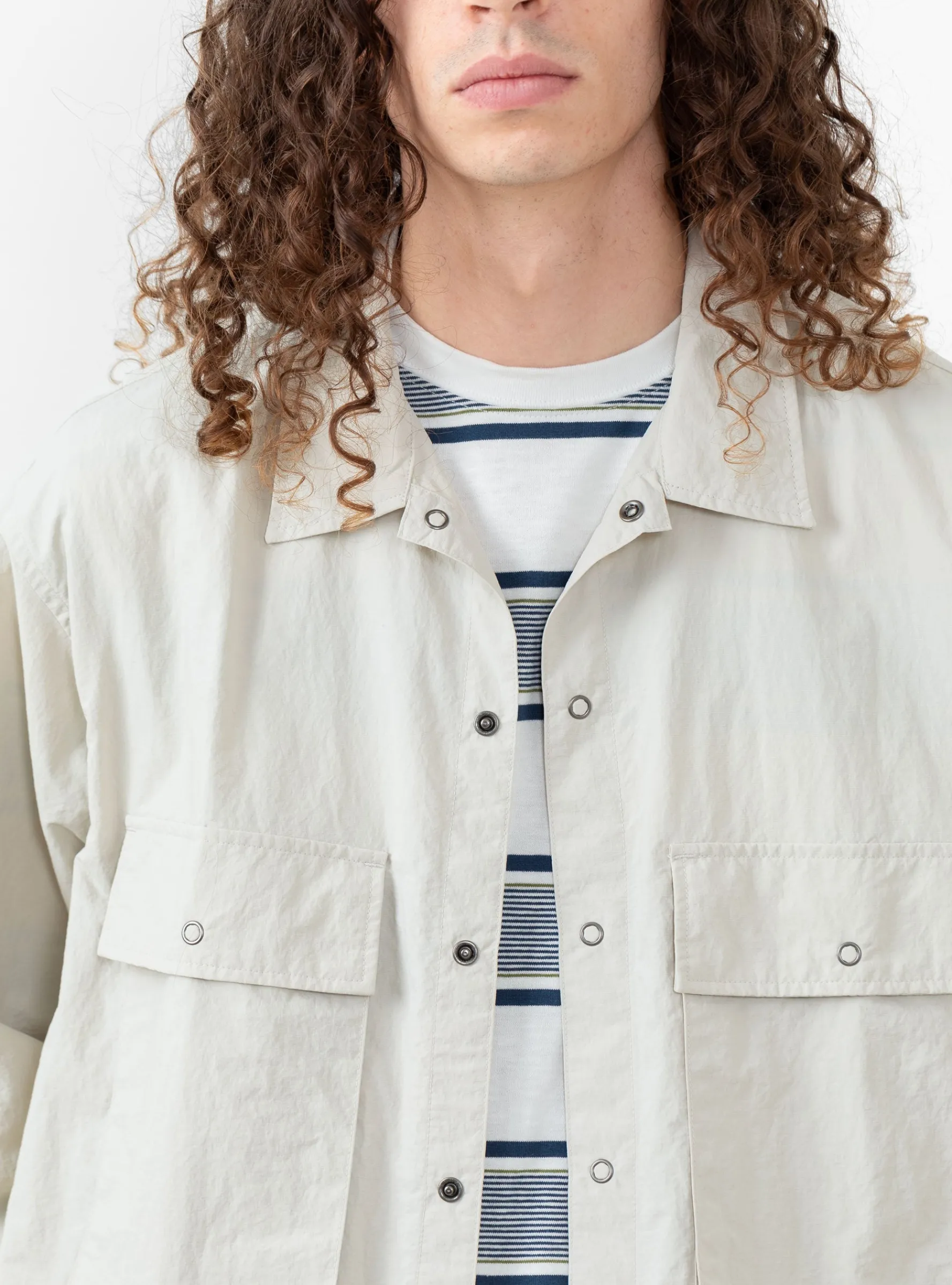 Ivan Longsleeve Shirt Ash<Pilgrim Surf + Supply Fashion