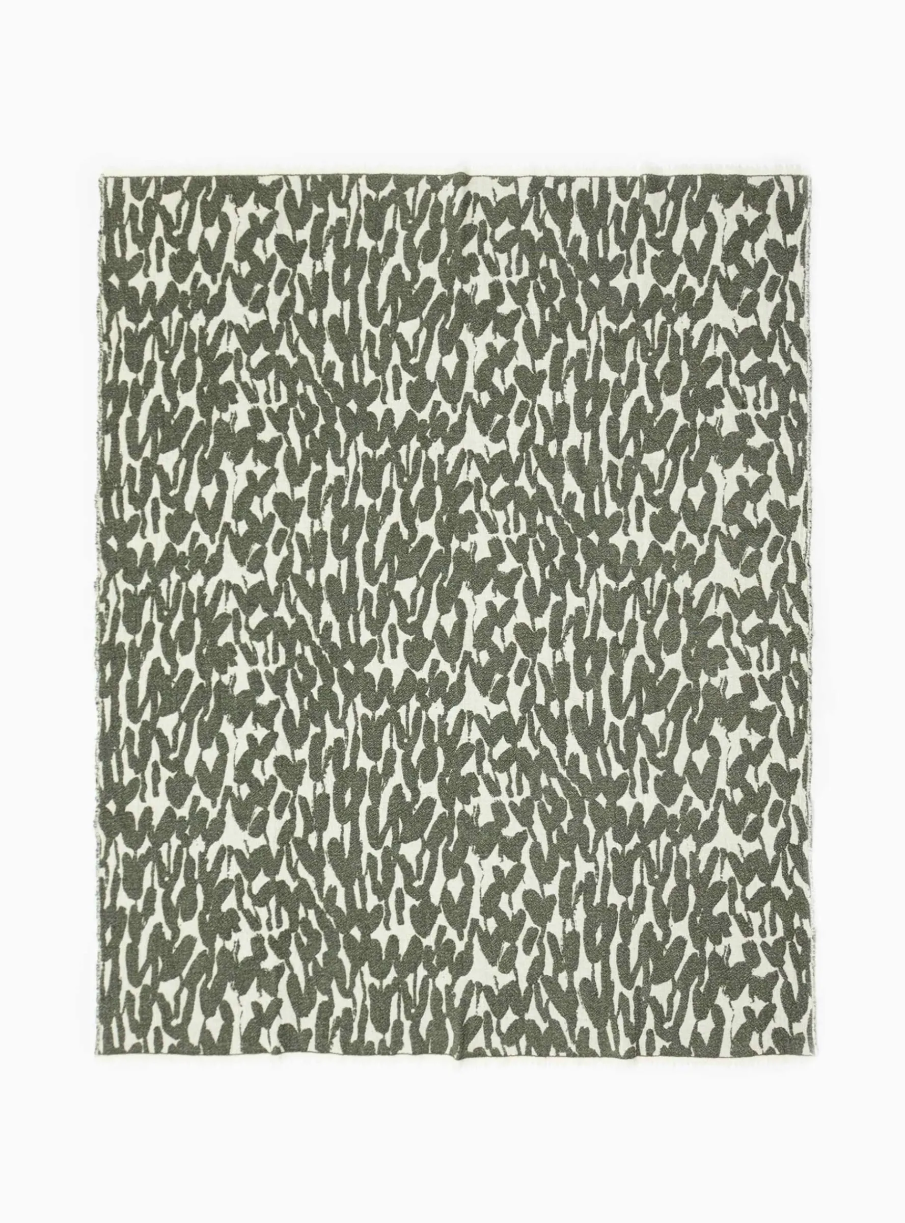 Jakala Blanket White & Green<Lapuan Kankurit Fashion