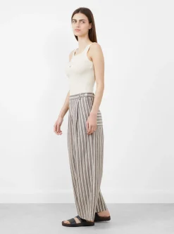 Japanese Georgia Trouser Bark and Ecru<Cawley Hot