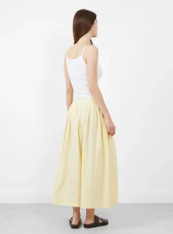 Japanese Mugwasher Stripe Panel Skirt Buttercup<Cawley Clearance