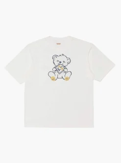 20 Jersey Crew T-Shirt Peckish Little Bear White<Kapital New