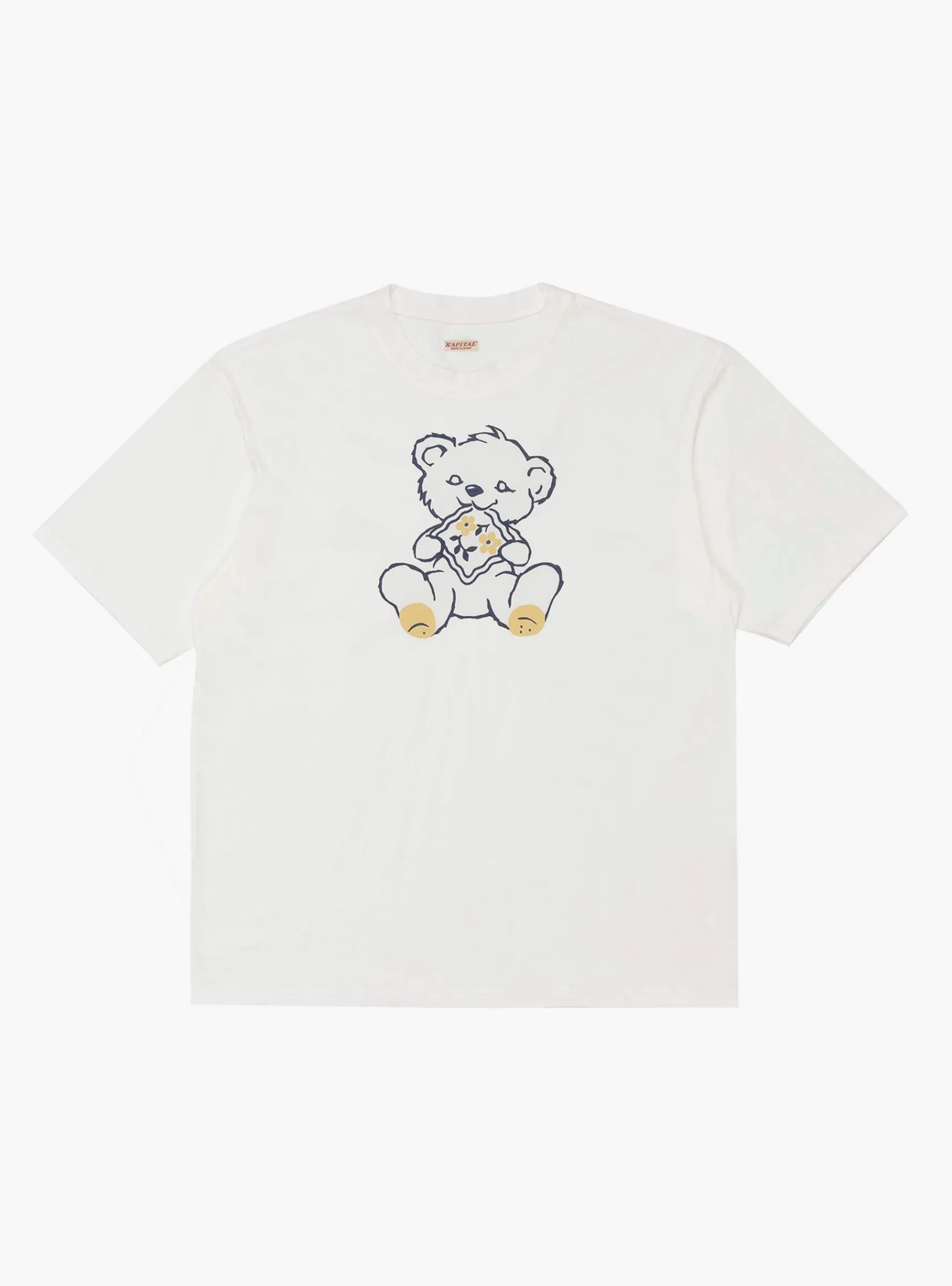 20 Jersey Crew T-Shirt Peckish Little Bear White<Kapital New