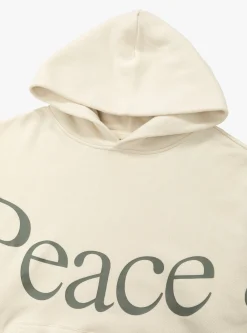 Jumbo Wordmark Hoodie Bone<Museum of Peace and Quiet New