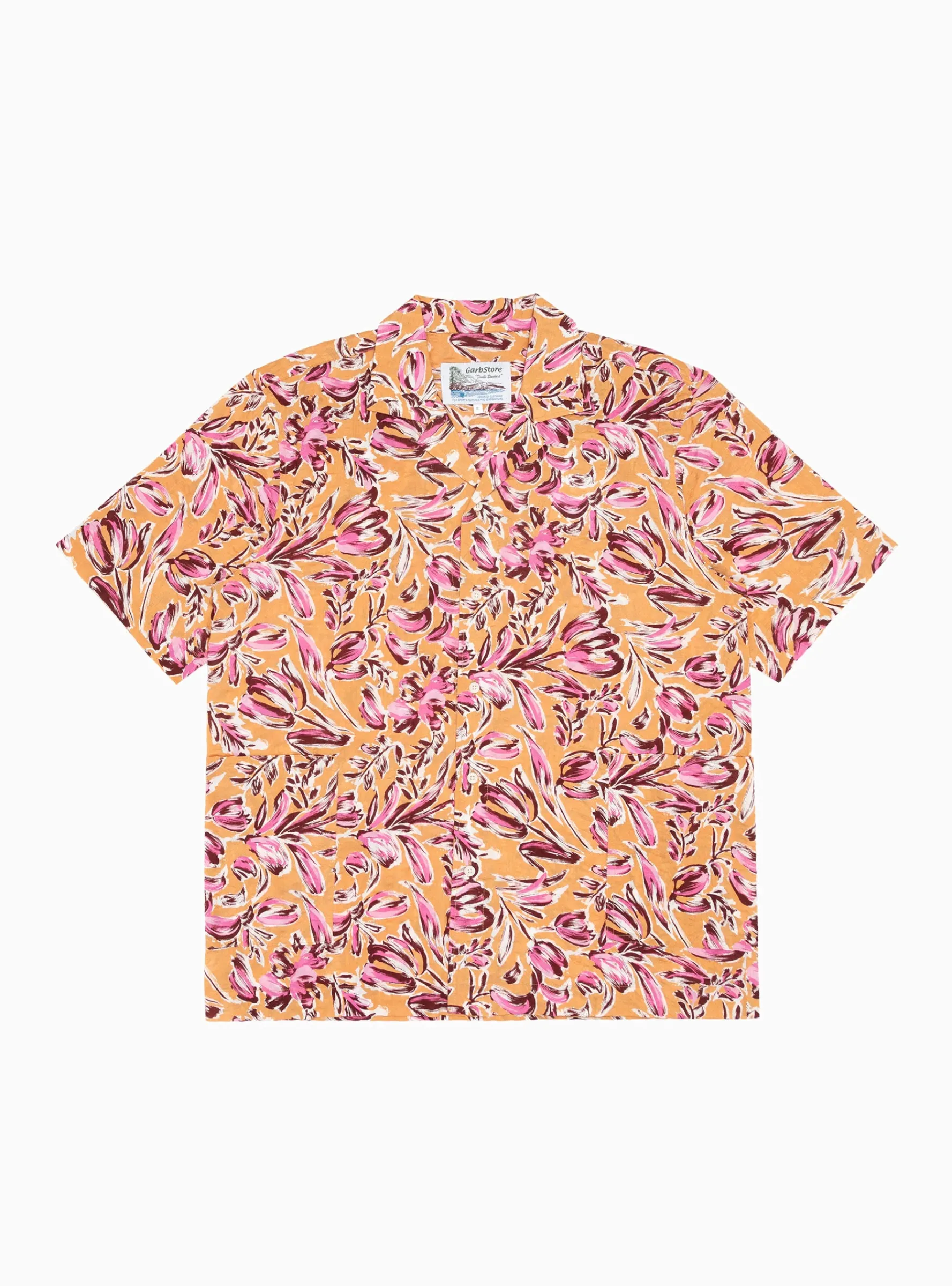 Kabana Shirt Orange Floral<Garbstore Clearance