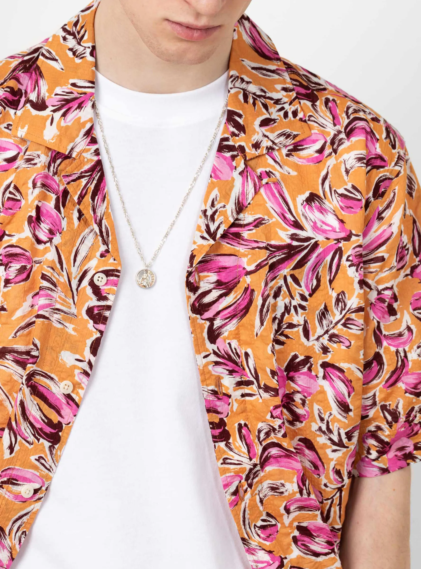 Kabana Shirt Orange Floral<Garbstore Clearance
