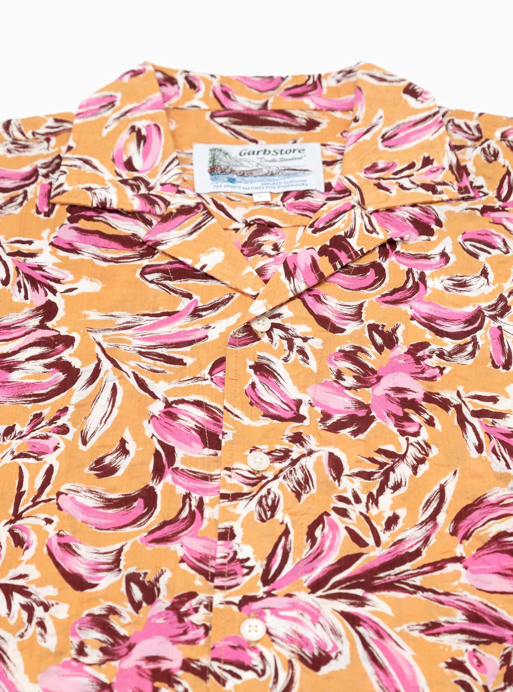 Kabana Shirt Orange Floral<Garbstore Clearance
