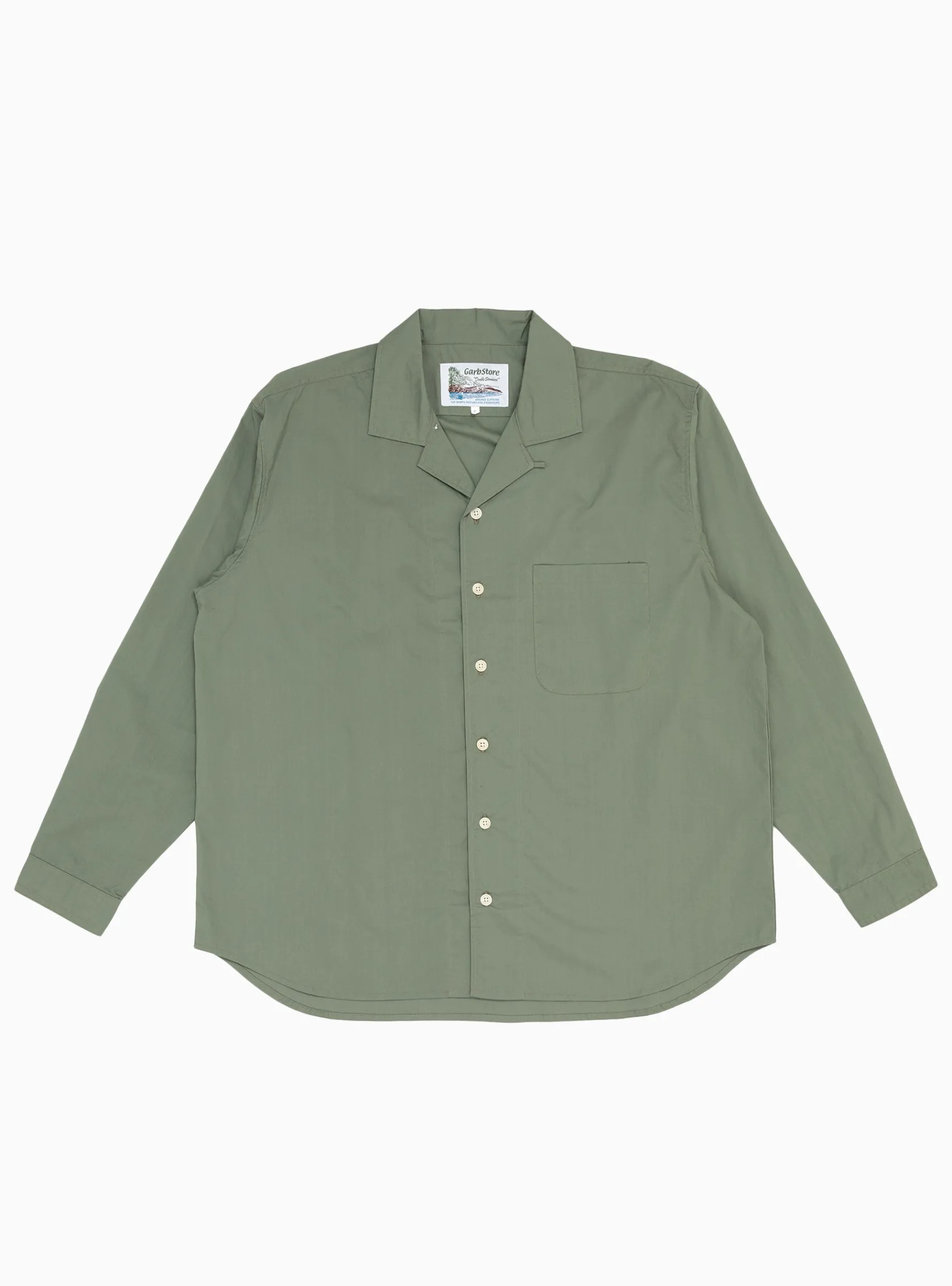 Kabana Shirt Sage<Garbstore Fashion