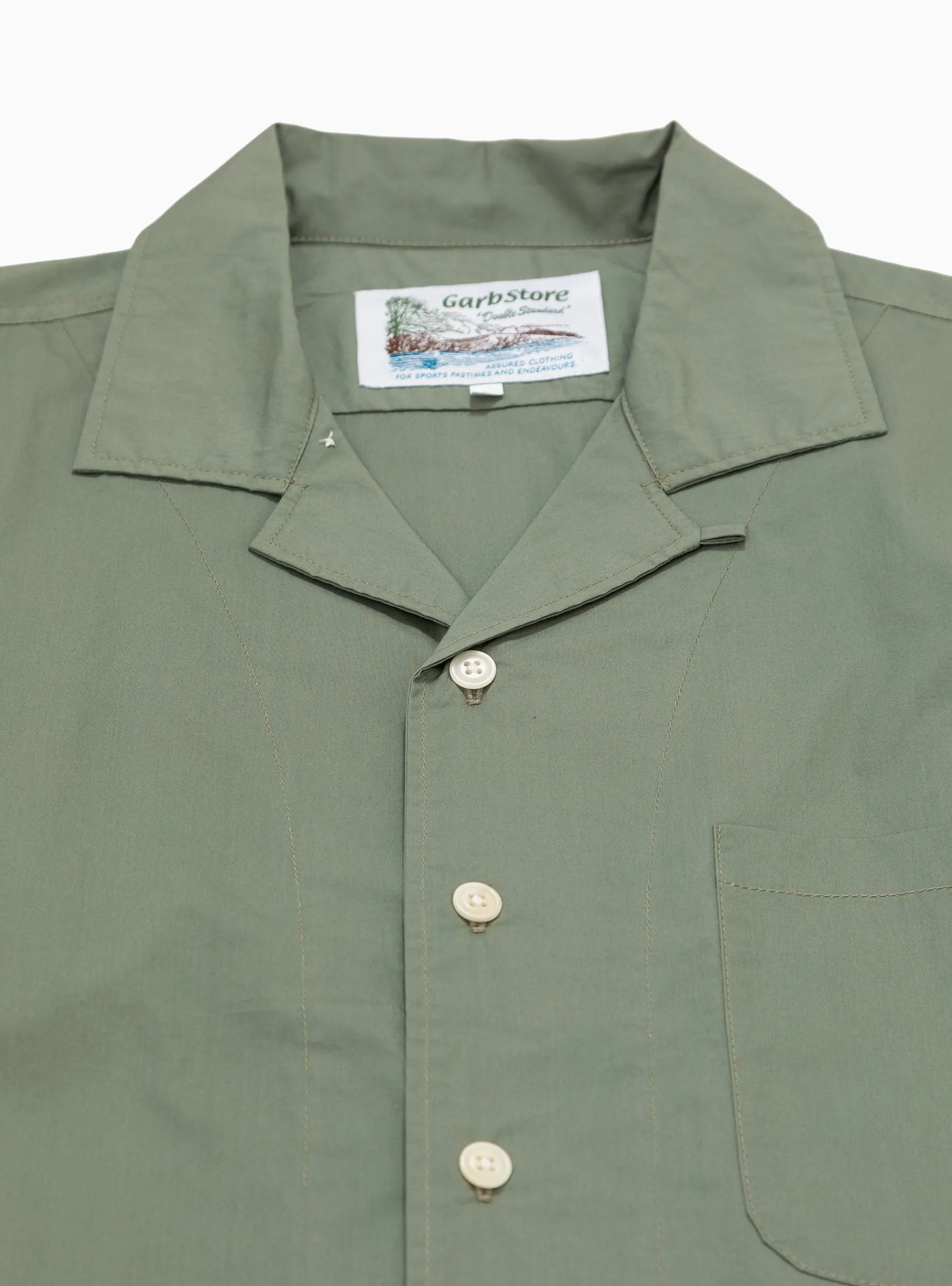 Kabana Shirt Sage<Garbstore Fashion