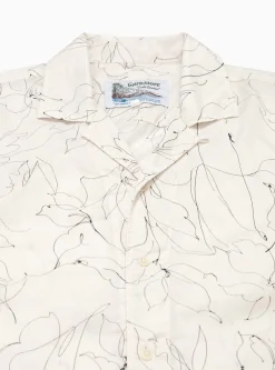 Kabana Shirt White Floral<Garbstore Clearance