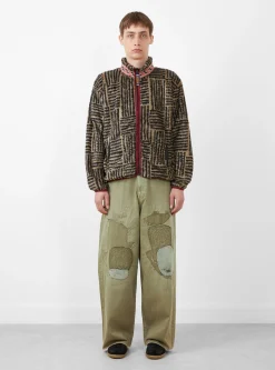 Katsuragi Port Baggy Pants Khaki<Kapital Best