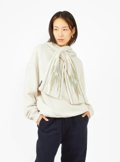 KESA Ortega-Print Hoodie Ecru<Kapital Fashion