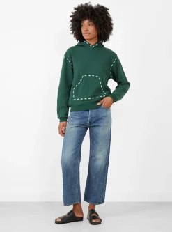 Knit Marionette Hoodie Green<Kapital Discount