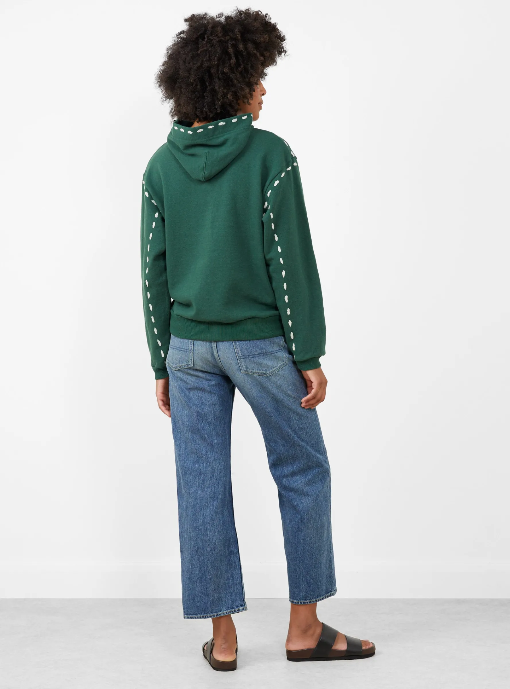 Knit Marionette Hoodie Green<Kapital Discount