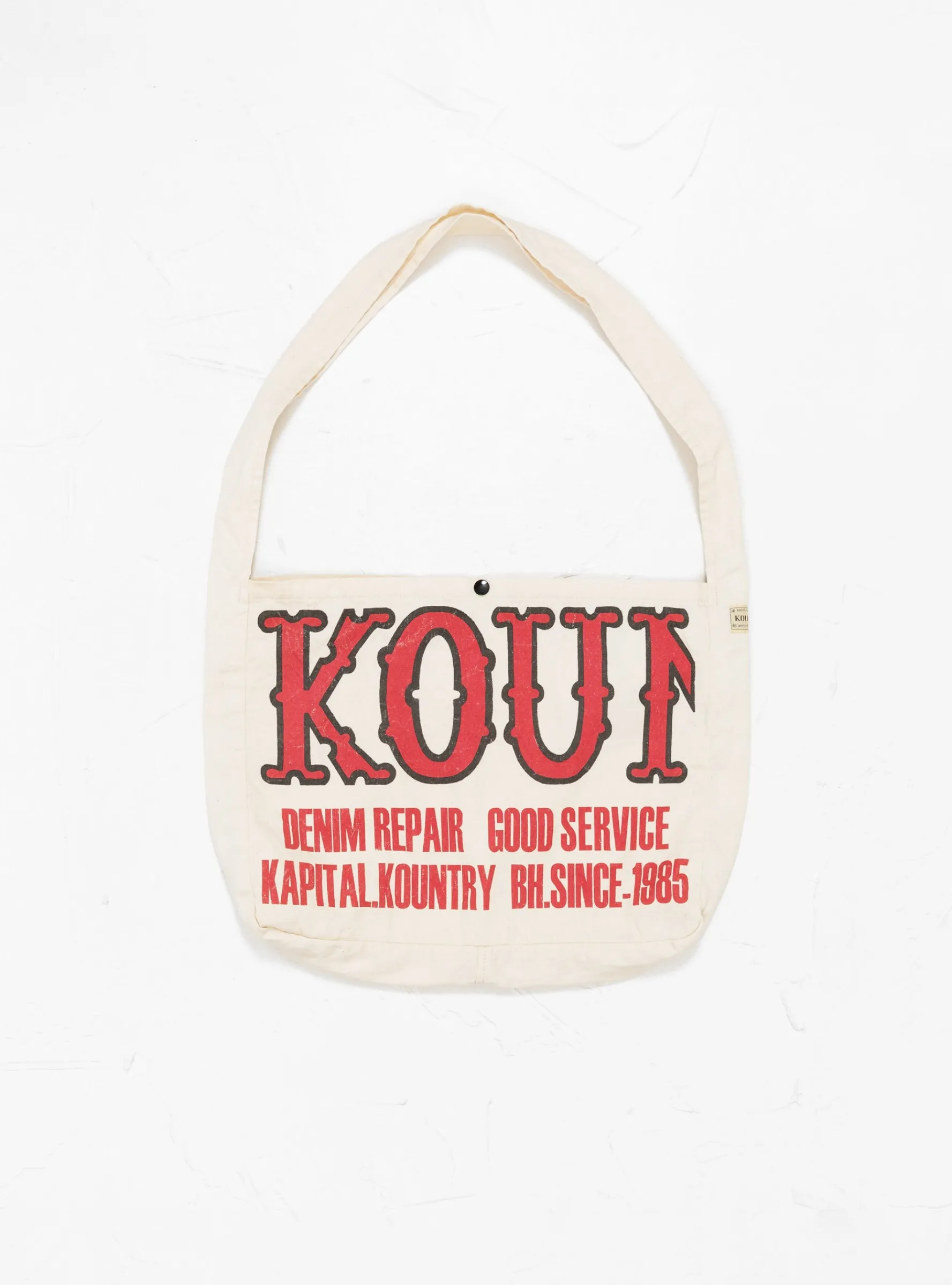 KOUNTRY FACTORY Book Bag Ecru<Kapital Hot