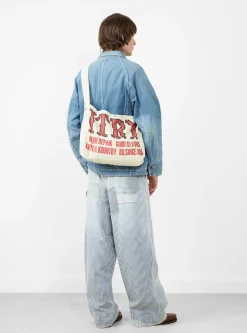 KOUNTRY FACTORY Book Bag Ecru<Kapital Hot