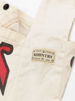 KOUNTRY FACTORY Book Bag Ecru<Kapital Hot