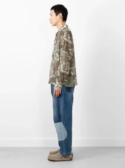 K&Z Anemone Wrangler Collar Shirt Brown<Kapital Discount