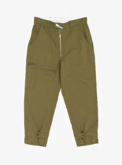Land Pant Olive<TDR Fashion