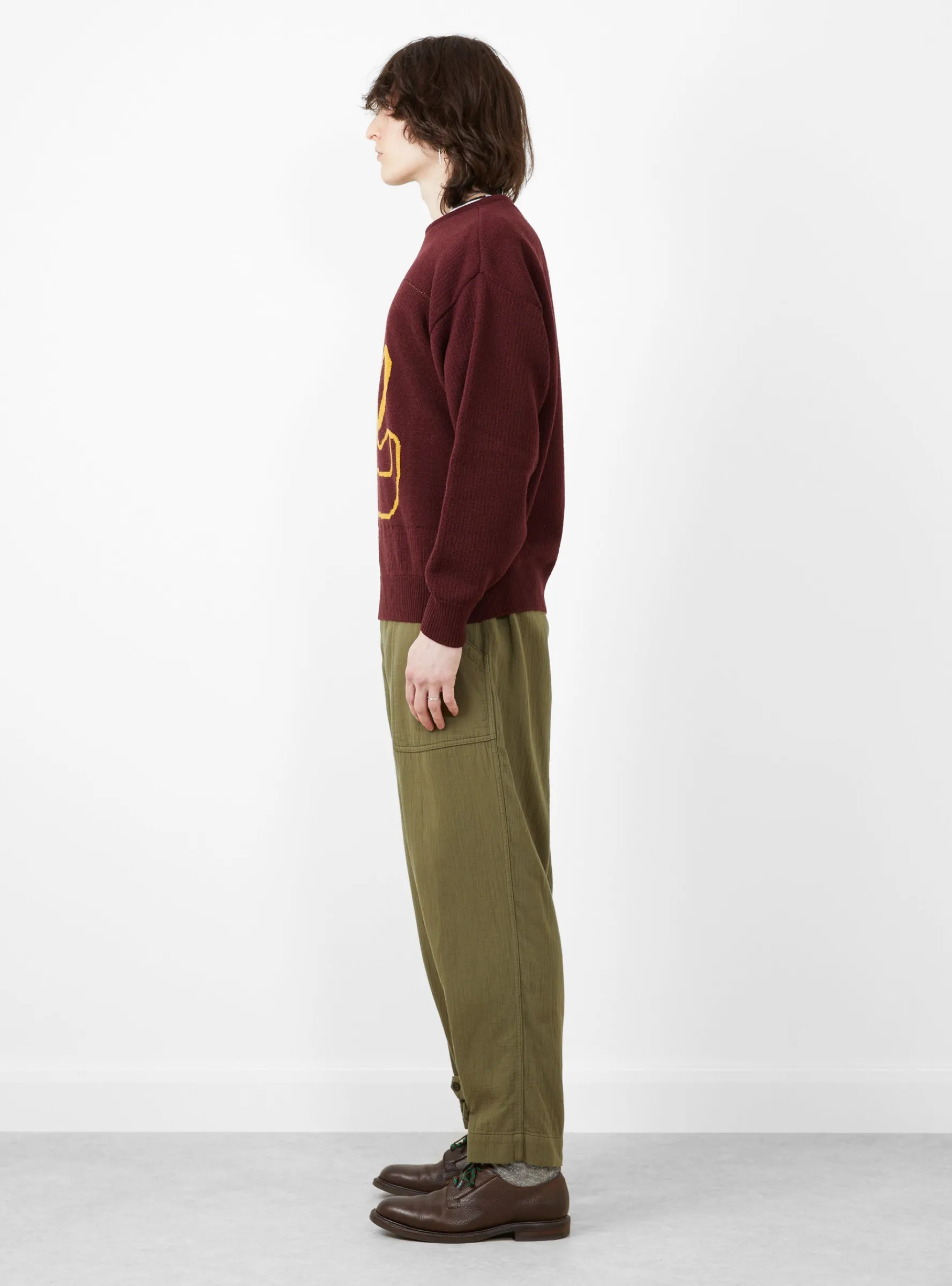 Land Pant Olive<TDR Fashion