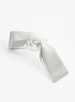 Large Cravat Silver Earrings<Annika Inez Hot